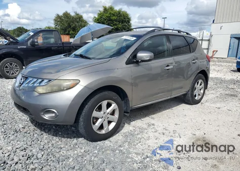 2009 Nissan Murano S z USA, uszkodzony, nr VIN JN8AZ18U89W002066